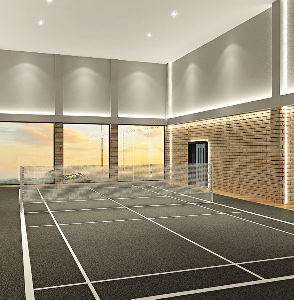 Northbank Clubhouse Badminton Hall
